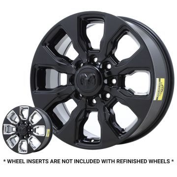 Dodge Ram 2500 Wheel Rim Gloss Black 2696 Stock Factory OEM Replacement