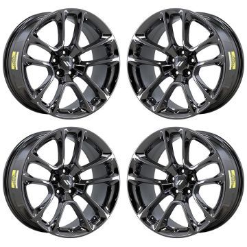 DODGE CHALLENGER Wheel Rim PVD Black Chrome 2713 Stock Factory OEM Replacement