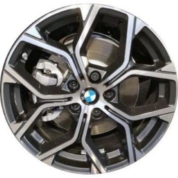 BMW X1 Wheel Rim Machined Grey 86573 Stock Factory OEM Replacement