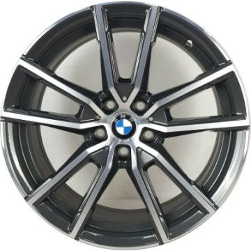 BMW 230i Wheel Rim Machined Grey 86487 Stock Factory OEM Replacement