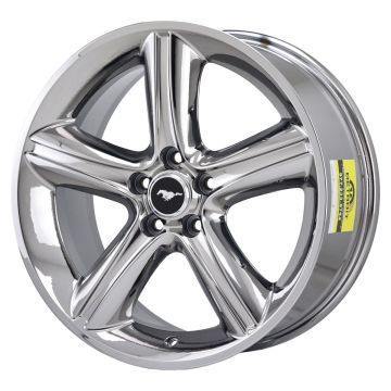 Ford Mustang Wheel Rim PVD Bright Chrome 3812 Stock Factory OEM Replacement
