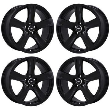 Ford Mustang Exchange Wheels Set of 4-Exchange Rims Set of 4 Gloss Black 3910