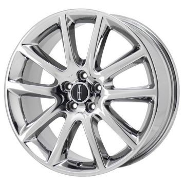 Lincoln MKZ Wheel Rim PVD Bright Chrome 3953 Stock Factory OEM Replacement