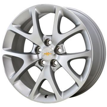 Chevrolet Impala Wheel Rim Machined Silver 4108B Stock Factory OEM Replacement