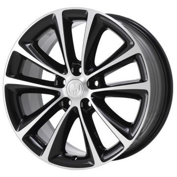 Buick Verano Wheel Rim Machined Black 4111 Stock Factory OEM Replacement