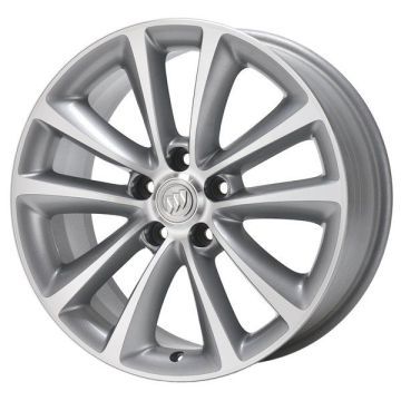 Buick Verano Wheel Rim Machined Silver 4111 Stock Factory OEM Replacement