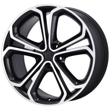 Buick Cascada Wheel Rim Machined Black 4141 Stock Factory OEM Replacement