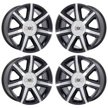 Cadillac Escalade Wheel Rim PVD Black Chrome 4739 Stock Factory OEM Replacement