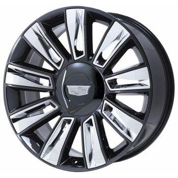 Cadillac Escalade Wheel Rim PVD Black Chrome 4740 Stock Factory OEM Replacement