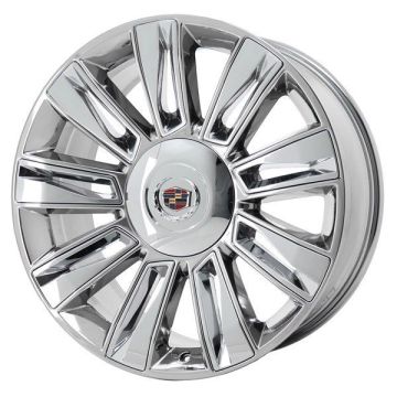 Cadillac Escalade Wheel Rim PVD Bright Chrome 4740 Stock Factory OEM Replacement