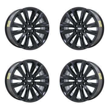 Cadillac Escalade Exchange Wheels Set of 4-Exchange Rims Set of 4 Gloss Black 4869
