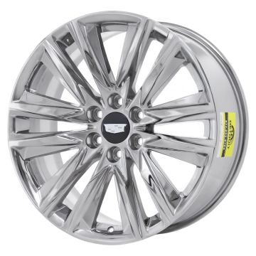 Cadillac Escalade Wheel Rim PVD Bright Chrome 4869 Stock Factory OEM Replacement