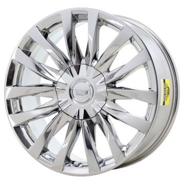 Cadillac Escalade Wheel Rim PVD Bright Chrome 4873 Stock Factory OEM Replacement