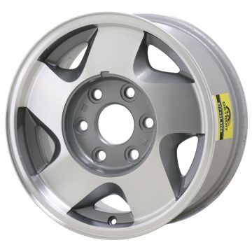 Chevrolet Silverado 1500 Wheel Rim Machined Grey 5015 Stock Factory OEM Replacement