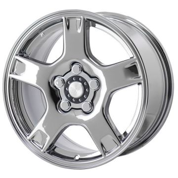 Chevrolet Corvette Wheel Rim PVD Bright Chrome 5058 (F) Stock Factory OEM Replacement