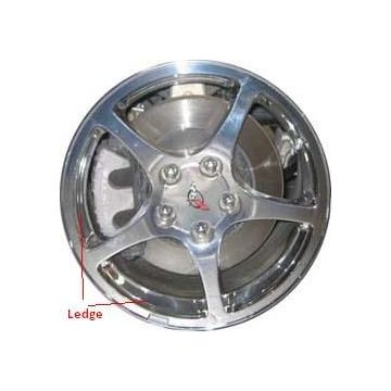 Chevrolet Corvette Wheel Rim Polished 5104 (R) Stock Factory OEM Replacement