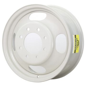 Chevrolet Express 3500 Wheel Rim White Steel 5125 Stock Factory OEM Replacement