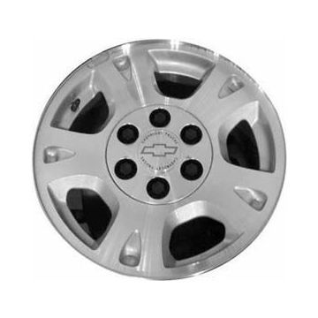 Chevrolet Avalanche Wheel Rim Machined Silver 5130 Stock Factory OEM Replacement