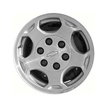 Chevrolet Silverado 1500 Wheel Rim Machined Silver 5154 Stock Factory OEM Replacement