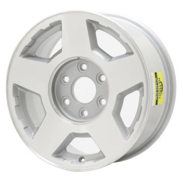 Chevrolet Silverado 1500 Wheel Rim Machined Silver 5196 Stock Factory OEM Replacement