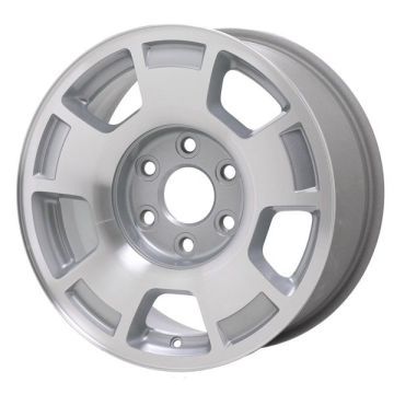 Chevrolet Silverado 1500 Wheel Rim Machined Silver 5299 Stock Factory OEM Replacement