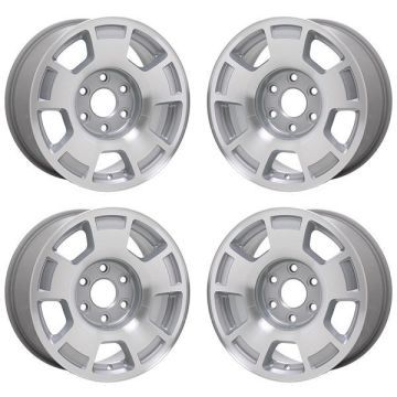 Chevrolet Silverado 1500 Exchange Wheels Set of 4-Exchange Rims Set of 4 Machined Silver 5299