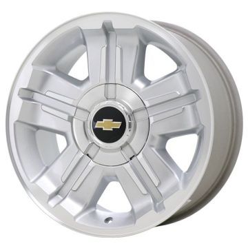 Chevrolet Silverado 1500 Wheel Rim Machined Silver 5300 Stock Factory OEM Replacement