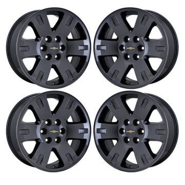 GMC Sierra 1500 Wheel Rim PVD Black Chrome 5306 Stock Factory OEM Replacement
