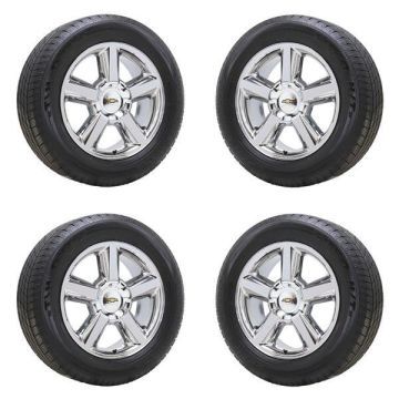 Chevrolet Silverado 1500 Wheel and Tire Sets-Wheel and Tire Packages-Wheel & Tire Sets-Wheel & Tire Packages-Wheel and Rim Sets-Wheel and Rim Packages-Wheel & Rim Sets -Wheel & Rim Packages PVD Bright Chrome 5308