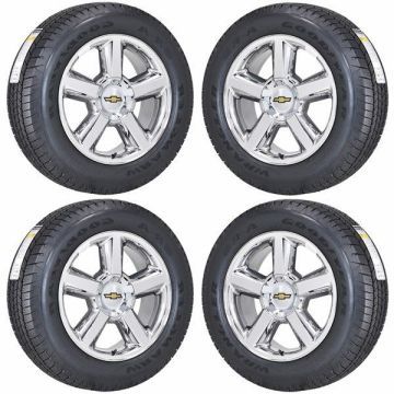 Chevrolet Silverado 1500 Wheel and Tire Sets-Wheel and Tire Packages-Wheel & Tire Sets-Wheel & Tire Packages-Wheel and Rim Sets-Wheel and Rim Packages-Wheel & Rim Sets -Wheel & Rim Packages PVD Bright Chrome 5308