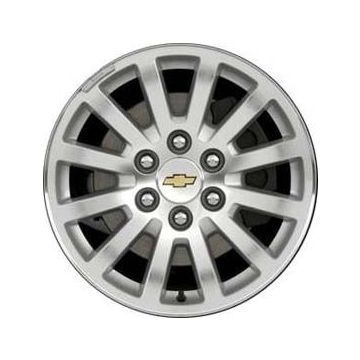Chevrolet Tahoe Wheel Rim Machined Silver 5355 Stock Factory OEM Replacement