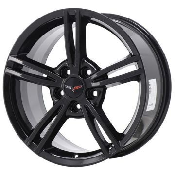 Chevrolet Corvette Wheel Rim Gloss Black 5360 (R) Stock Factory OEM Replacement
