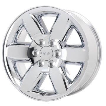 Chevrolet Silverado 1500 Wheel Rim Machined Chrome Clad 5420 Stock Factory OEM Replacement