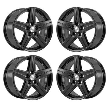 Chevrolet Camaro Wheel Rim PVD Black Chrome 5439 Stock Factory OEM Replacement