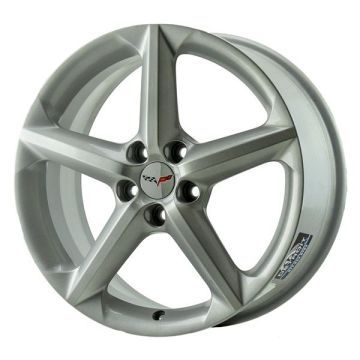 Chevrolet Corvette Wheel Rim Silver 5486 (F) Stock Factory OEM Replacement