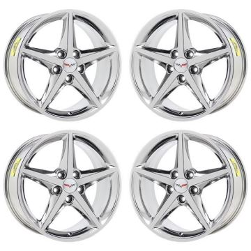 Chevrolet Corvette Wheel Rim PVD Bright Chrome 5486 (F) Stock Factory OEM Replacement