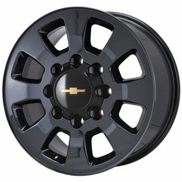 Chevrolet Silverado 2500 Wheel Rim PVD Black Chrome 5501 Stock Factory OEM Replacement