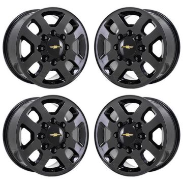 Chevrolet Silverado 2500 Wheel Rim PVD Black Chrome 5502 Stock Factory OEM Replacement