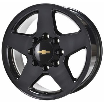 Chevrolet Silverado 2500 Wheel Rim PVD Black Chrome 5503 Stock Factory OEM Replacement
