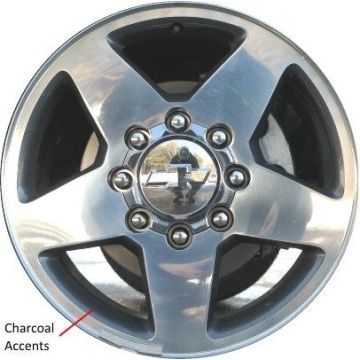 Chevrolet Silverado 2500 Wheel Rim Polished Grey 5503 Stock Factory OEM Replacement