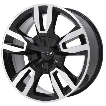 Chevrolet Suburban 1500 Wheel Rim Machined Black 5620 Stock Factory OEM Replacement
