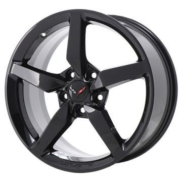 Chevrolet Corvette Wheel Rim Gloss Black 5638 (R) Stock Factory OEM Replacement