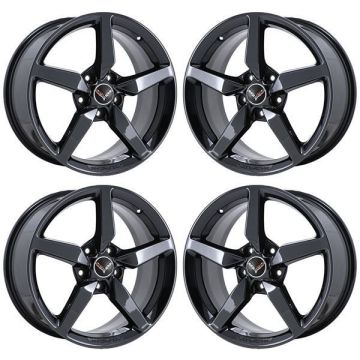 Chevrolet Corvette Exchange Wheels Set of 4-Exchange Rims Set of 4 Gloss Black 5632 (F)