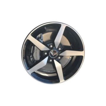 Chevrolet Corvette Wheel Rim Machined Black 5632 (F) Stock Factory OEM Replacement