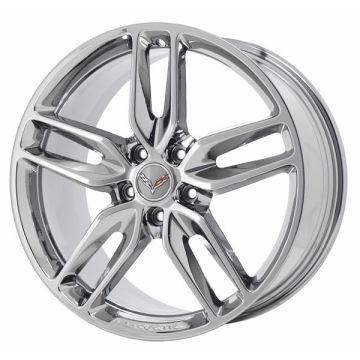 Chevrolet Corvette Wheel Rim PVD Bright Chrome 5635 (F) Stock Factory OEM Replacement