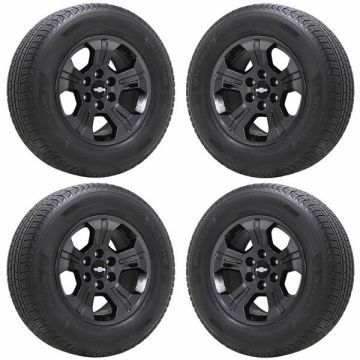 Chevrolet Silverado 1500 Wheel and Tire Sets-Wheel and Tire Packages-Wheel & Tire Sets-Wheel & Tire Packages-Wheel and Rim Sets-Wheel and Rim Packages-Wheel & Rim Sets -Wheel & Rim Packages PVD Black Chrome 5647