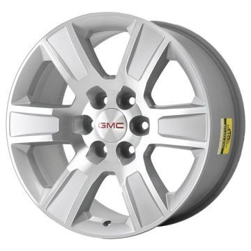 GMC Sierra 1500 Wheel Rim Machined Silver 5650 Stock Factory OEM Replacement