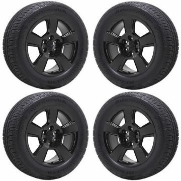 Chevrolet Silverado 1500 Wheel and Tire Sets-Wheel and Tire Packages-Wheel & Tire Sets-Wheel & Tire Packages-Wheel and Rim Sets-Wheel and Rim Packages-Wheel & Rim Sets -Wheel & Rim Packages Gloss Black 5652