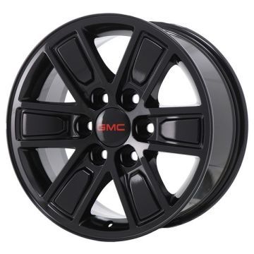 GMC Sierra 1500 Wheel Rim Gloss Black 5654 Stock Factory OEM Replacement
