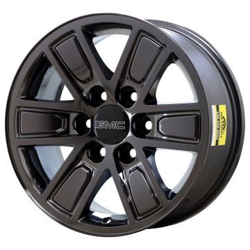 GMC Sierra 1500 Wheel Rim PVD Black Chrome 5654 Stock Factory OEM Replacement